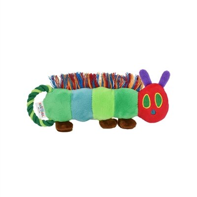 ERIC CARLE PLUCHE RUPSJE NOOIT GENOEG  TREK FLOSTOUW 23 CM
