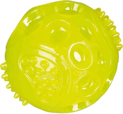 TRIXIE KNIPPERBAL ZONDER GELUID DRIJVEND TPR ASSORTI 7,5 CM