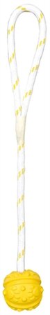 TRIXIE BAL AAN TOUW NATUURRUBBER DRIJVEND LIMEGROEN 7 CM