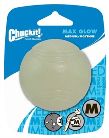 CHUCKIT MAX GLOW BAL GLOW IN THE DARK M 6 CM