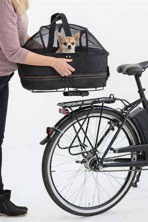 TRIXIE FIETSMAND BAGAGE DRAGER BREED ZWART 60X29X49 CM