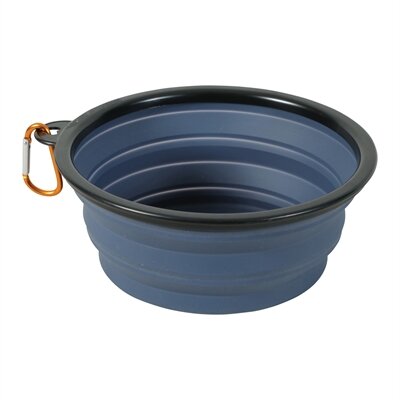 ZOLUX BVK VOERBAK OPVOUWBAAR SILICONEN BLAUW 16CM X 650 ML
