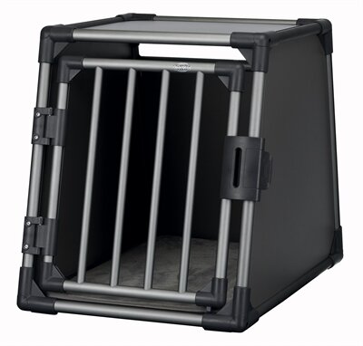TRIXIE VERVOERSBOX ALUMINIUM GRAFIET 74 X55 X 61 CM