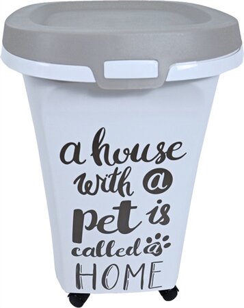 MODERNA VOERCONTAINER TRENDY STORY PET WISDOM 46 X37 X47,5 CM 38 LTR