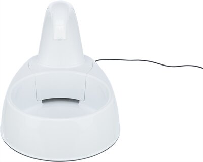 TRIXIE DRINKFONTEIN CURVED STREAM KUNSTSTOF WIT 25X35X24,5 CM 2,6 LTR