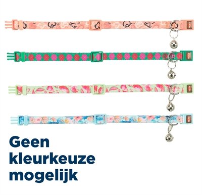 TRIXIE KATTENHALSBAND FLOWER POWER ASSORTI 19-31X1 CM