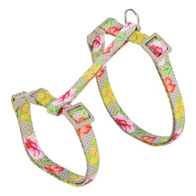 TRIXIE KATTENTUIGJE MET RIEM BLOEMEN MOTIEF ASSORTI 27-45X1 CM