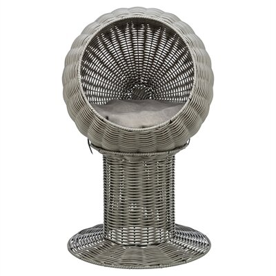 TRIXIE KATTENMAND AMALIA ROND POLYRATTAN GRIJS 4242X70 CM