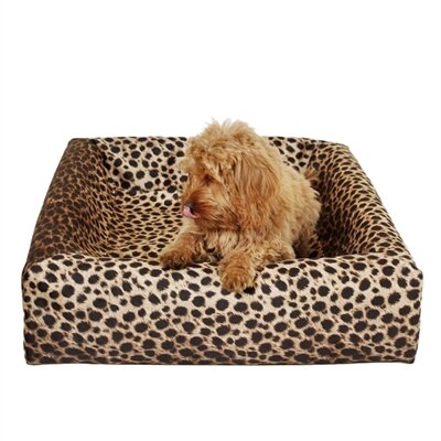 BIA BED HOES PREMIUM LUIPAARD PRINT 70X60X12,5 CM