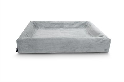 BIA BED RIB HOES HONDENMAND GRIJS 100X80X15 CM