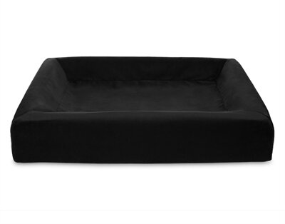 BIA BED ROYAL FLUWEEL HOES HONDENMAND ZWART 85X70X15 CM
