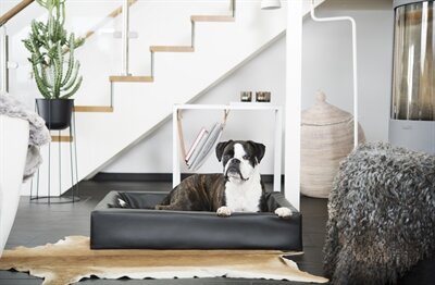 BIA BED HONDENMAND ORIGINAL ZWART 60X50X12,5 CM