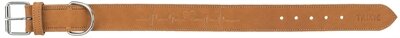 TRIXIE HALSBAND HOND RUSTIC VETLEER HEARTBEAT BRUIN 55 - 65 x 4 cm