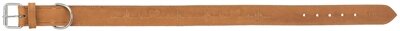 TRIXIE HALSBAND HOND RUSTIC VETLEER HEARTBEAT BRUIN 38 - 47 x 4 cm