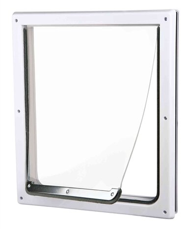 TRIXIE 2-WEG HONDENLUIK WIT  M-XL 39 x 45 cm