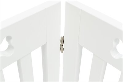 TRIXIE HONDENHEK AFSLUITHEK WIT 4 PANELEN  60-160 x 75 cm
