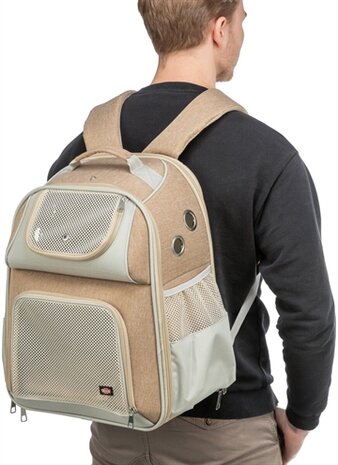 TRIXIE HONDENTAS RUGTAS WILLOW BEIGE / BRUIN  38X25X45 cm