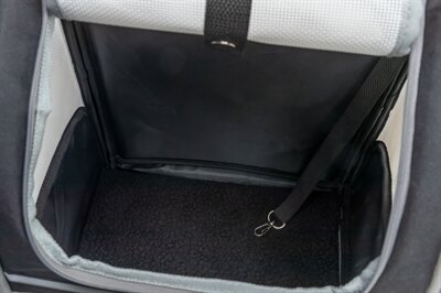 TRIXIE HONDENTAS RUGTAS CHLOE LICHTGRIJS / ZWART 39X27X43 cm