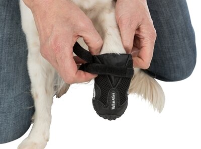TRIXIE POOTBESCHERMING WALKER ACTIVE ZWART L PER PAAR