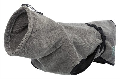 TRIXIE BADJAS HOND BADSTOF GRIJS MAAT L 60CM