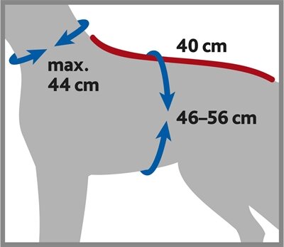TRIXIE BADJAS HOND BADSTOF GRIJS  MAAT S 40CM
