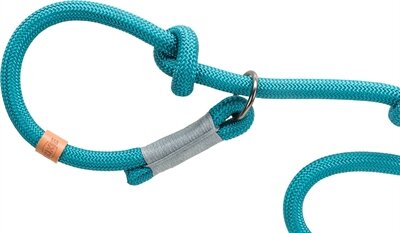 TRIXIE HONDENRIEM BE NORDIC RETRIEVER PETROL / LICHTGRIJS  170 x 1,3 cm