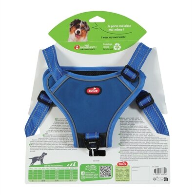 ZOLUX EASYRIDE HONDENTUIG XL 73-94 cm 55-77 KG BLAUW