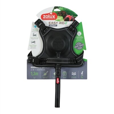 ZOLUX EASYRIDE HONDENTUIG L 63-80 cm 33-55 KG  ZWART