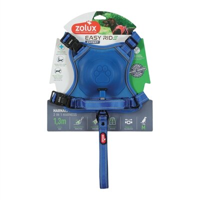 ZOLUX EASYRIDE HONDENTUIG  M 55-67 cm 16-33 KG BLAUW