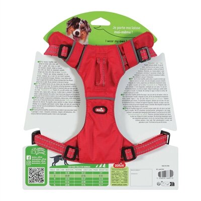 ZOLUX EASYRIDE HONDENTUIG S 41-54 cm 5-12 KG  ROOD