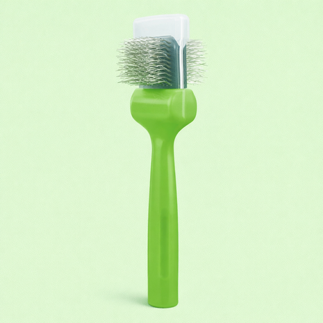 ACTIVET BORSTEL UNIVERSAL PRO ZACHT GROEN 20X5X5 CM