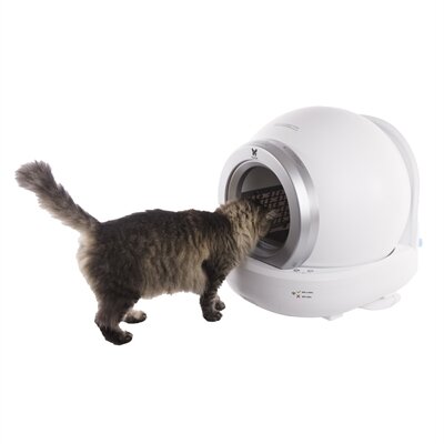 MARTIN AUTOMATISCHE KATTENBAK WIT 50X57X53 CM