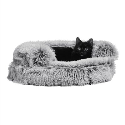 CROCI SOFA KATTENMAND BICOLOR ZWART 45x45x9 CM