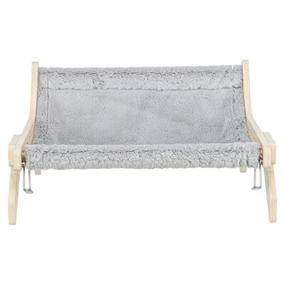 TRIXIE HANGMAT HOUT ONBEHANDELD GRIJS 47X24X38 CM