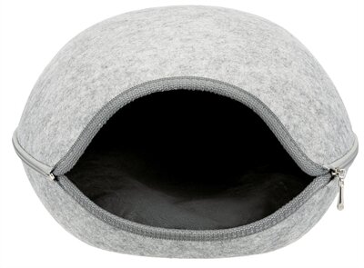 TRIXIE RELAX IGLO LUNA LICHTGRIJS 44X38X26 CM