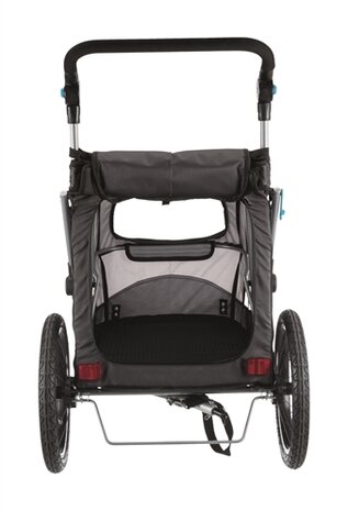 TRIXIE HONDENFIETSKAR OPVOUWBAAR TOT 15 KG GRIJS 74X58X93 CM