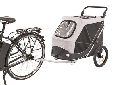 TRIXIE HONDENFIETSKAR OPVOUWBAAR TOT 30 KG GRIJS 103X74X95 CM