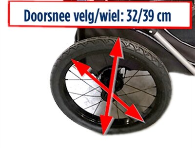 TRIXIE HONDENFIETSKAR OPVOUWBAAR TOT 30 KG GRIJS 103X74X95 CM