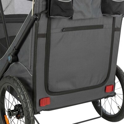 TRIXIE HONDENFIETSKAR OPVOUWBAAR TOT 30 KG GRIJS 103X74X95 CM