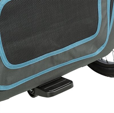 TRIXIE FIETSKAR TOT 23 KG BLAUW / GRIJS S 70X88/131/88 CM