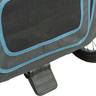 TRIXIE FIETSKAR TOT 23 KG BLAUW / GRIJS S 70X88/131/88 CM