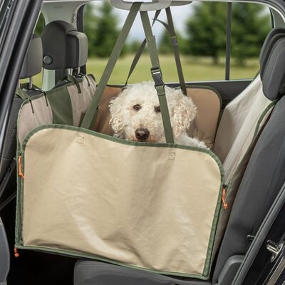 TRIXIE AUTOBESCHERMDEKEN MET OMKEERBARE HOES OLIJFGROEN / BEIGE 161X210 CM