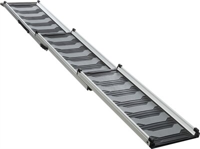 TRIXIE LOOPPLANK TELESCOPISCH TOT 90 KG ZWART / GRIJS 40X78X175 CM