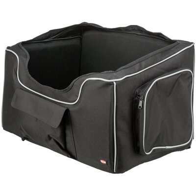 TRIXIE AUTOSTOEL ZWART  GRIJS 56X36X37 CM