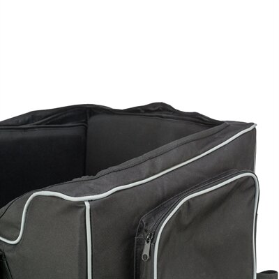 TRIXIE AUTOSTOEL ZWART  GRIJS 56X36X37 CM
