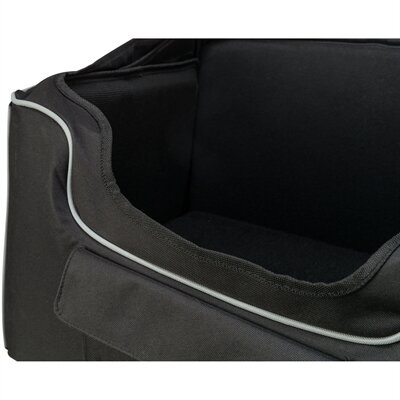 TRIXIE AUTOSTOEL ZWART  GRIJS 56X36X37 CM