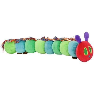 ERIC CARLE PLUCHE RUPSJE NOOIT GENOEG TREK FLOSTOUW  43 CM