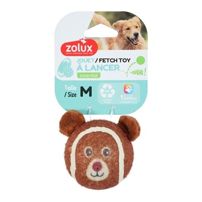 ZOLUX TENNISBAL BEER MAAT M 6 CM