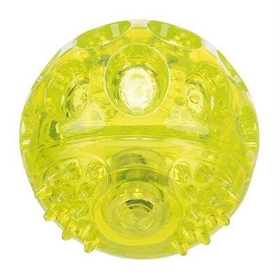 TRIXIE KNIPPERBAL ZONDER GELUID DRIJVEND TPR ASSORTI 7,5 CM