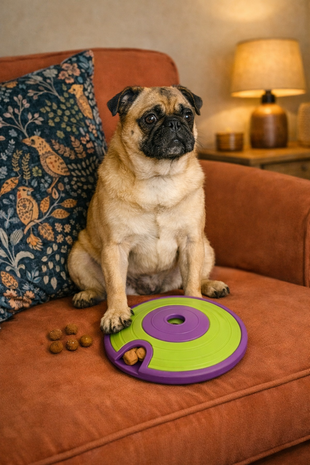 NINA OTTOSSON DOG TREAT MAZE PAARS / LIME 18 CM